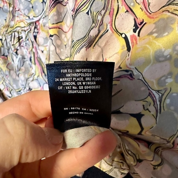 Anthropologie Leifnotes Cropped Dress Coat, Size 4 - Picture 8 of 10